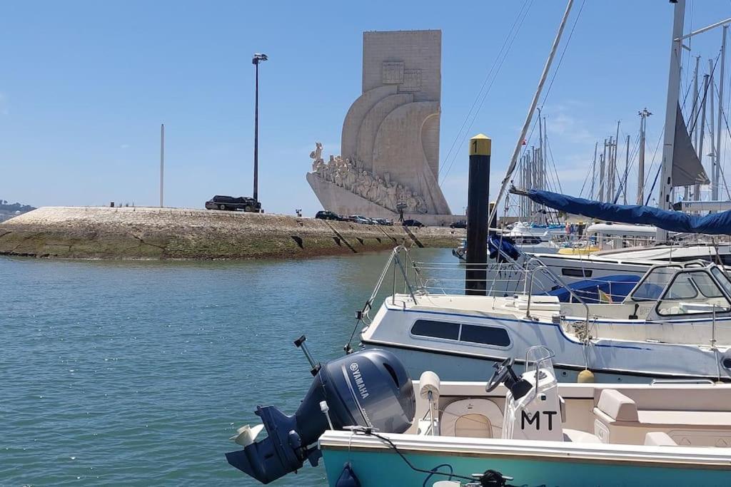 Sailboat In Belem, Romantic Sleep, Romantic Night. * Lisbon