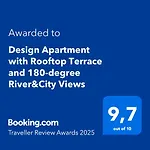 Design Apartment With Rooftop Terrace And 180-Degree River&City Views