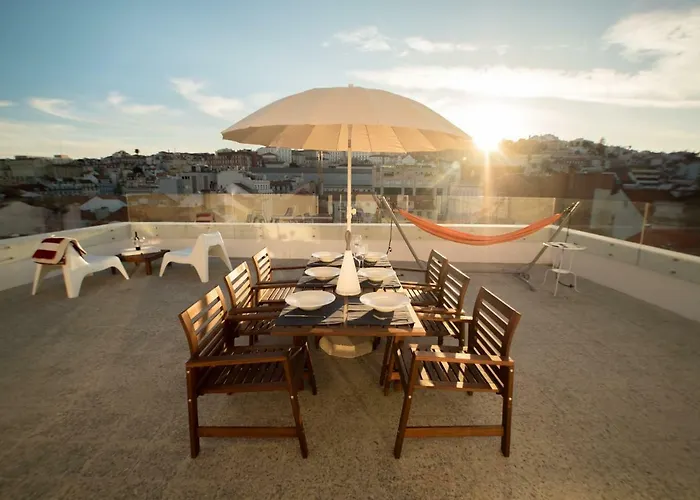 Amazing Rooftop Terrace Downtown Lisbon
