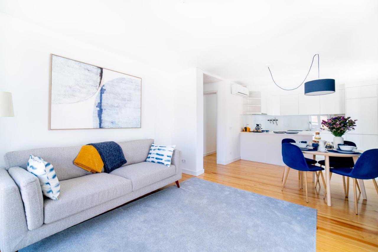 Apartment Blue By The River 3 - Elegant Two-bedroom In Santos *