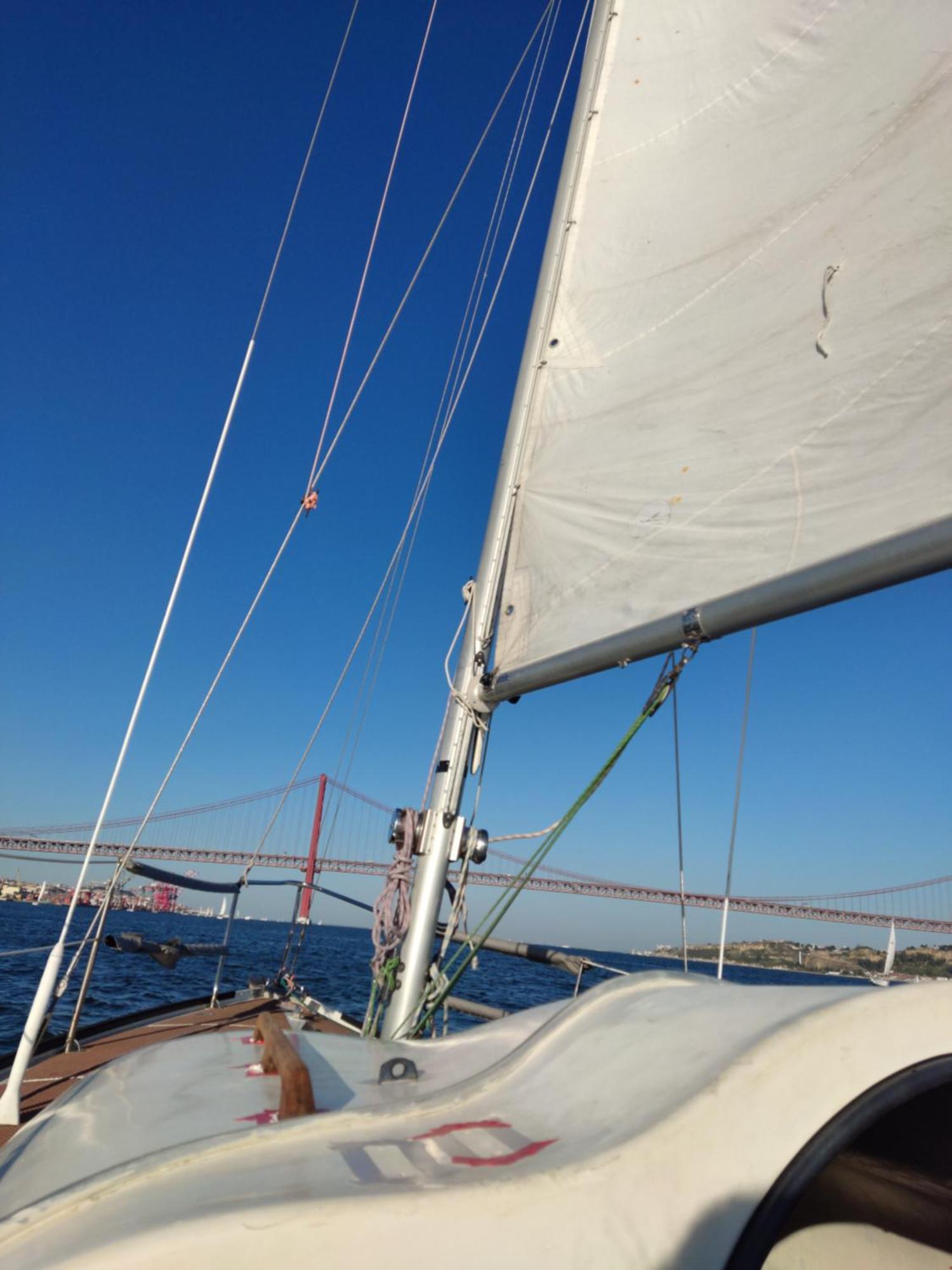 Fractal - Vintage Sailboat In Belem Botel Lisbon