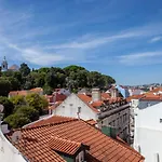Alfama Amazing Scenic River And City View Charming Apartment With 2 Bedrooms And Ac 19Th Century Building