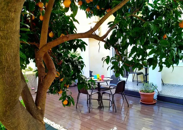 Sunny Orange Garden Apartment In Central Lisbon