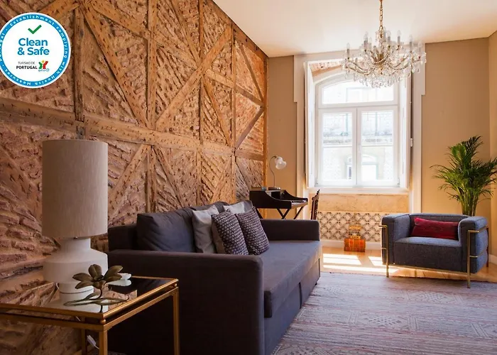 Alfama Baixa Spacious And Bright Apartment Blends The Historic And The Contemporary 2 Bedrs & 2 Bathrs Ac 18Th Century Building