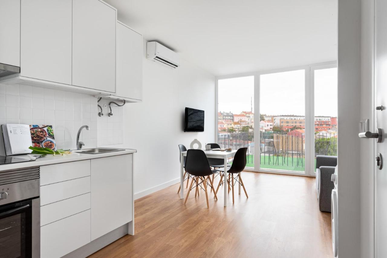 Altido Brand New Elegant With Terraces In Ajuda Apartment *