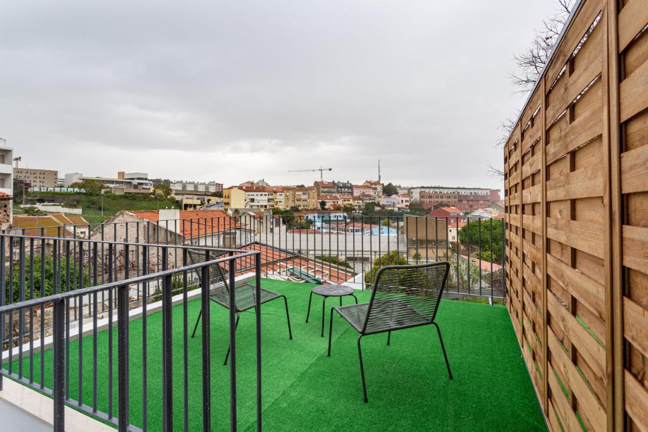 Altido Brand New Elegant With Terraces In Ajuda Apartment