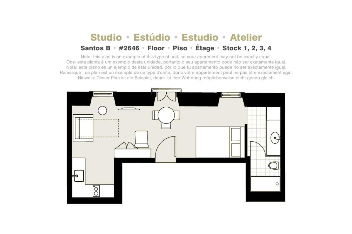 Apartment Serviced - Santos *