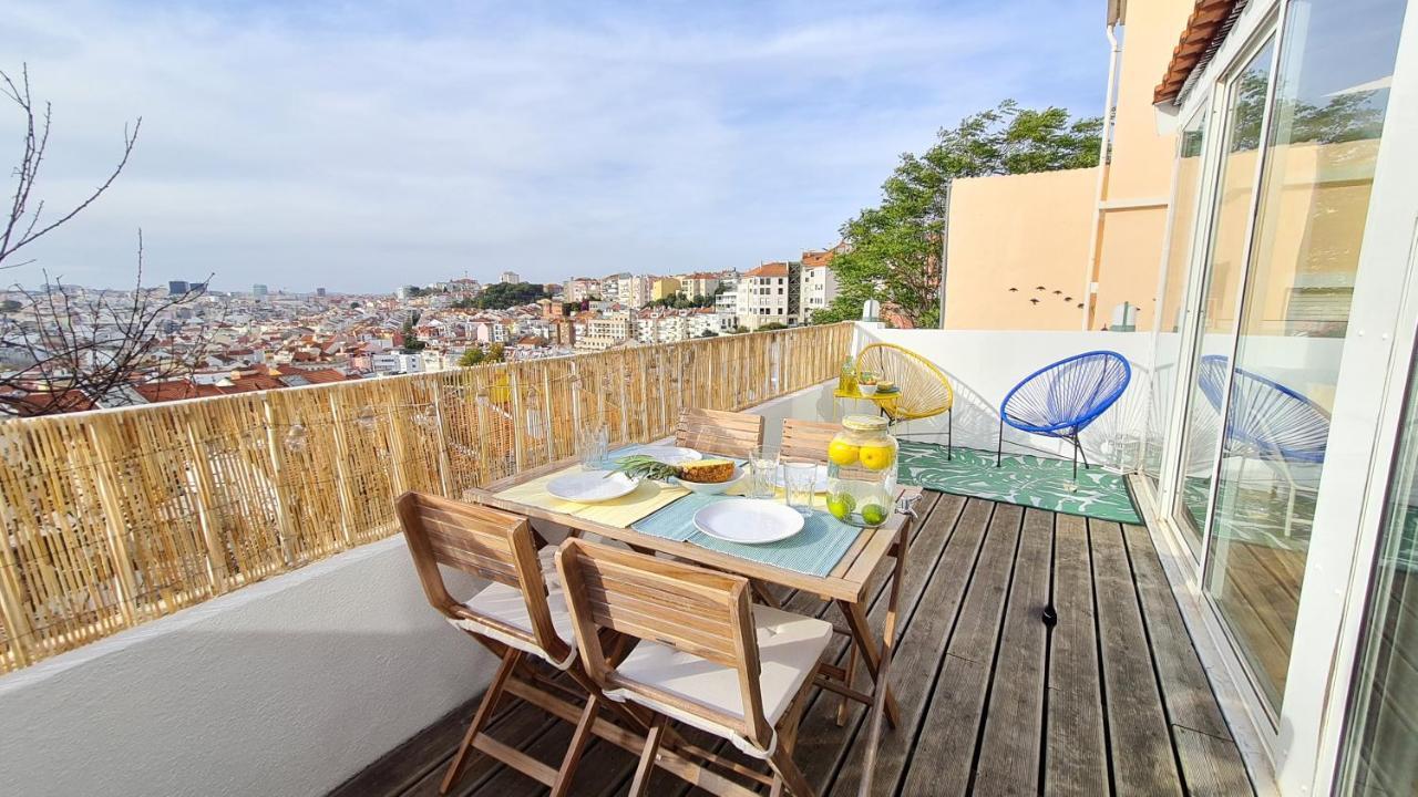 Happy - With A View, Private Terrace & Ac Lisbon
