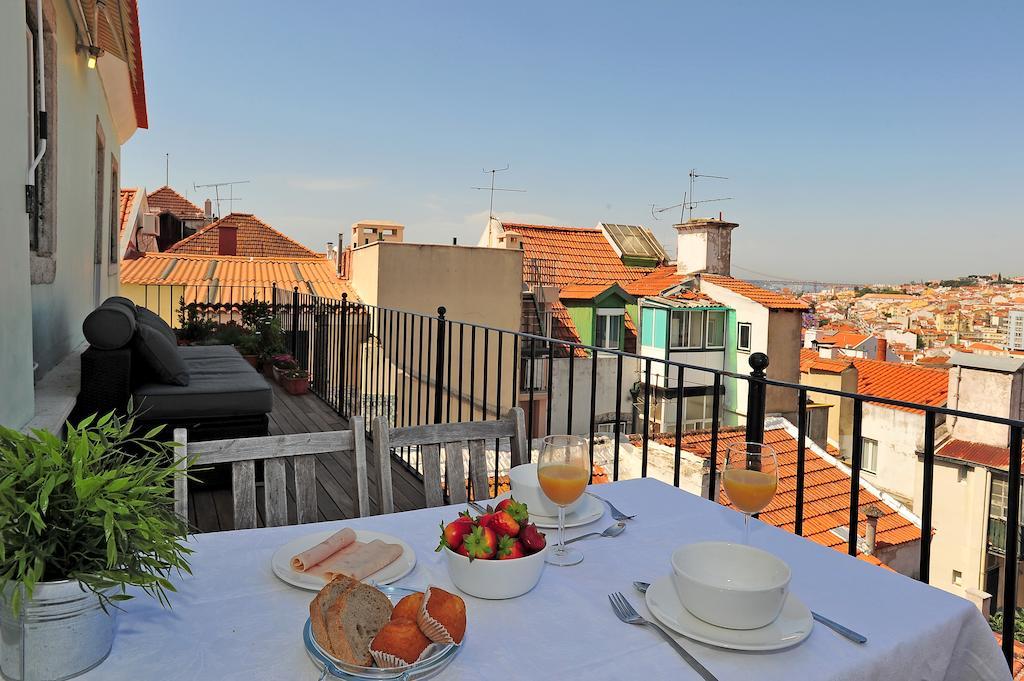 Portuguese Living Chiado Terrace Apartment Lisbon