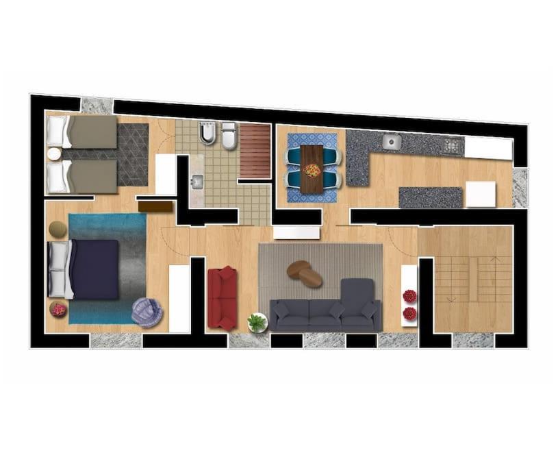 C3 Bairro Alto Cozy Romantic Loft In 18th Century Building Apartment
