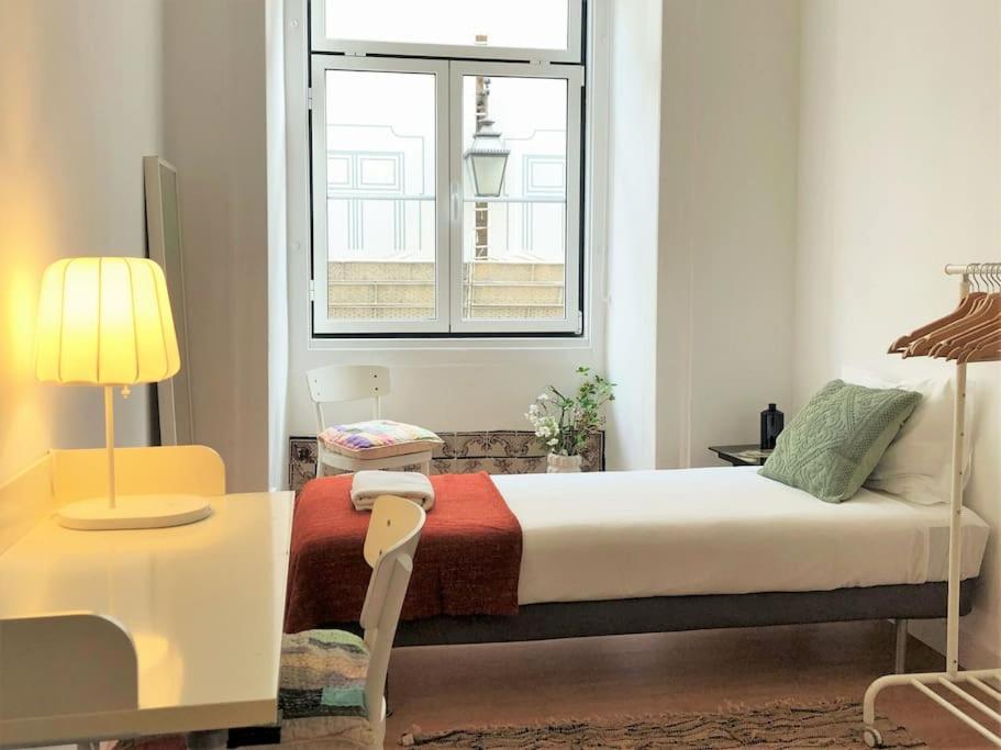 Apartment Sj1d+e Heart Of Baixa New A/c Spacious 2 Apts 5br2ba Lisbon