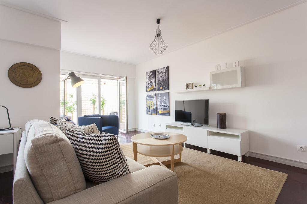 Joivy Superb 1-Bed Apt With Workspace And Terrace, Close To Avenida Da Liberdade Apartment