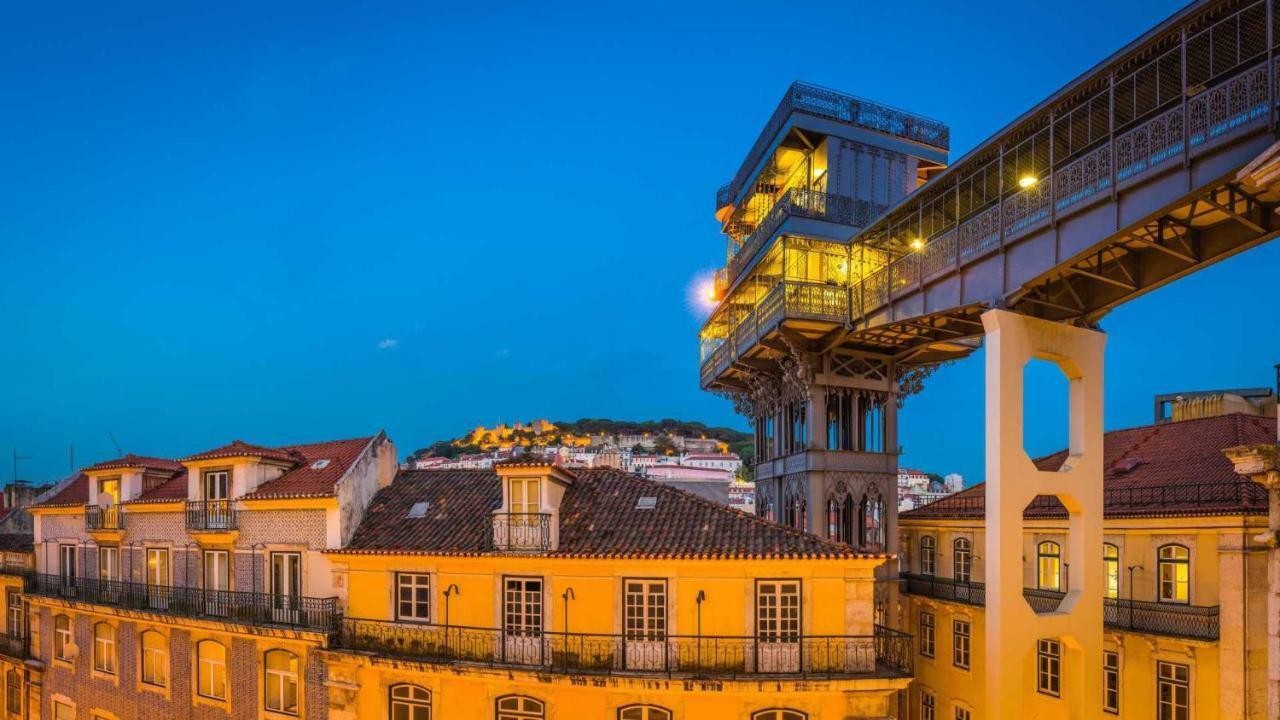 Chiado With View To The Castle Lisbon
