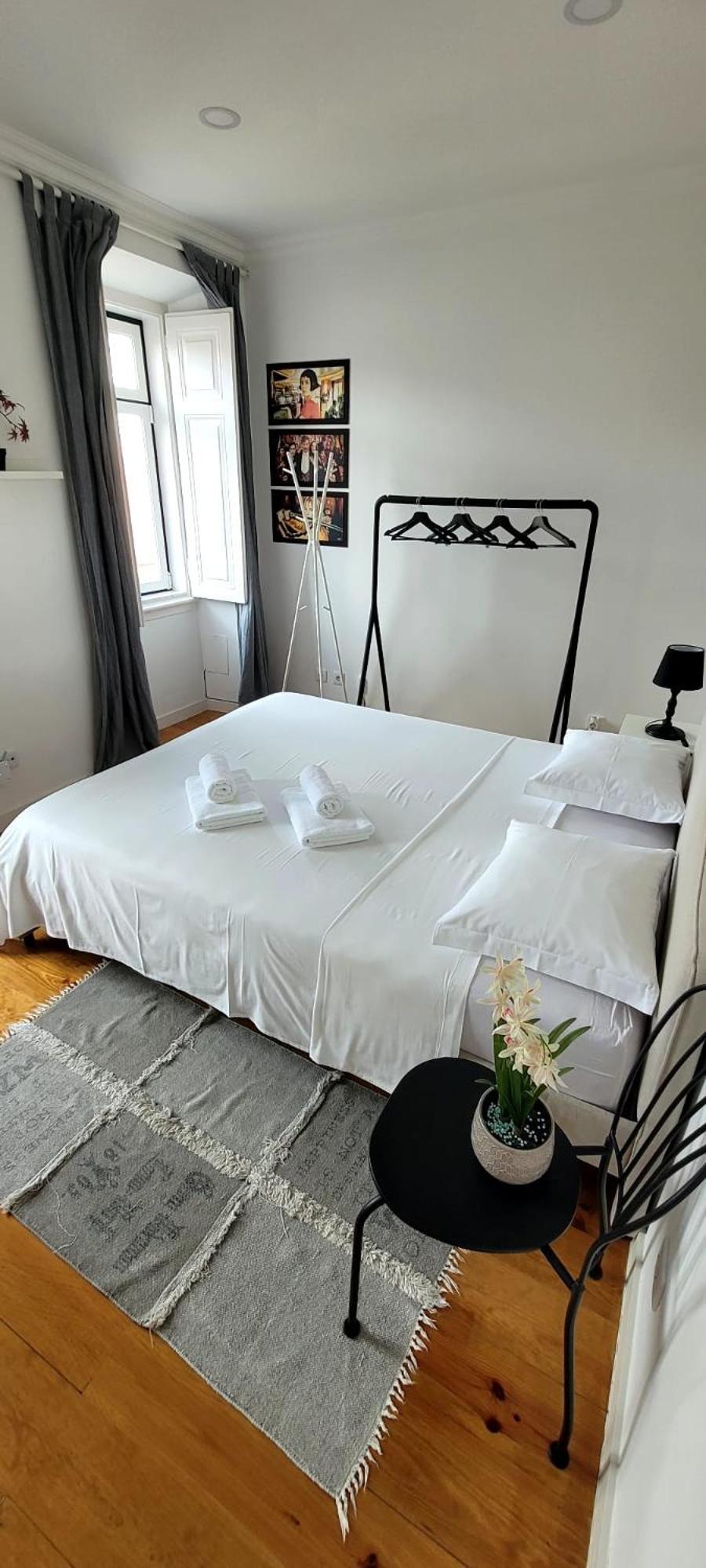 Varanda Privada Iroom Quarto em Acomodações Particulares Lisboa