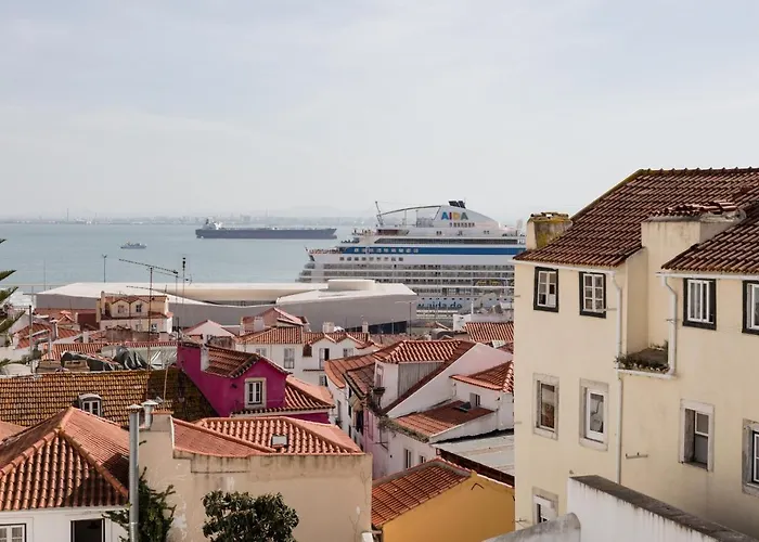 Alfama Terrace Best River And Historic City View Spacious And Charming Ground Floor 18Th Century Building
