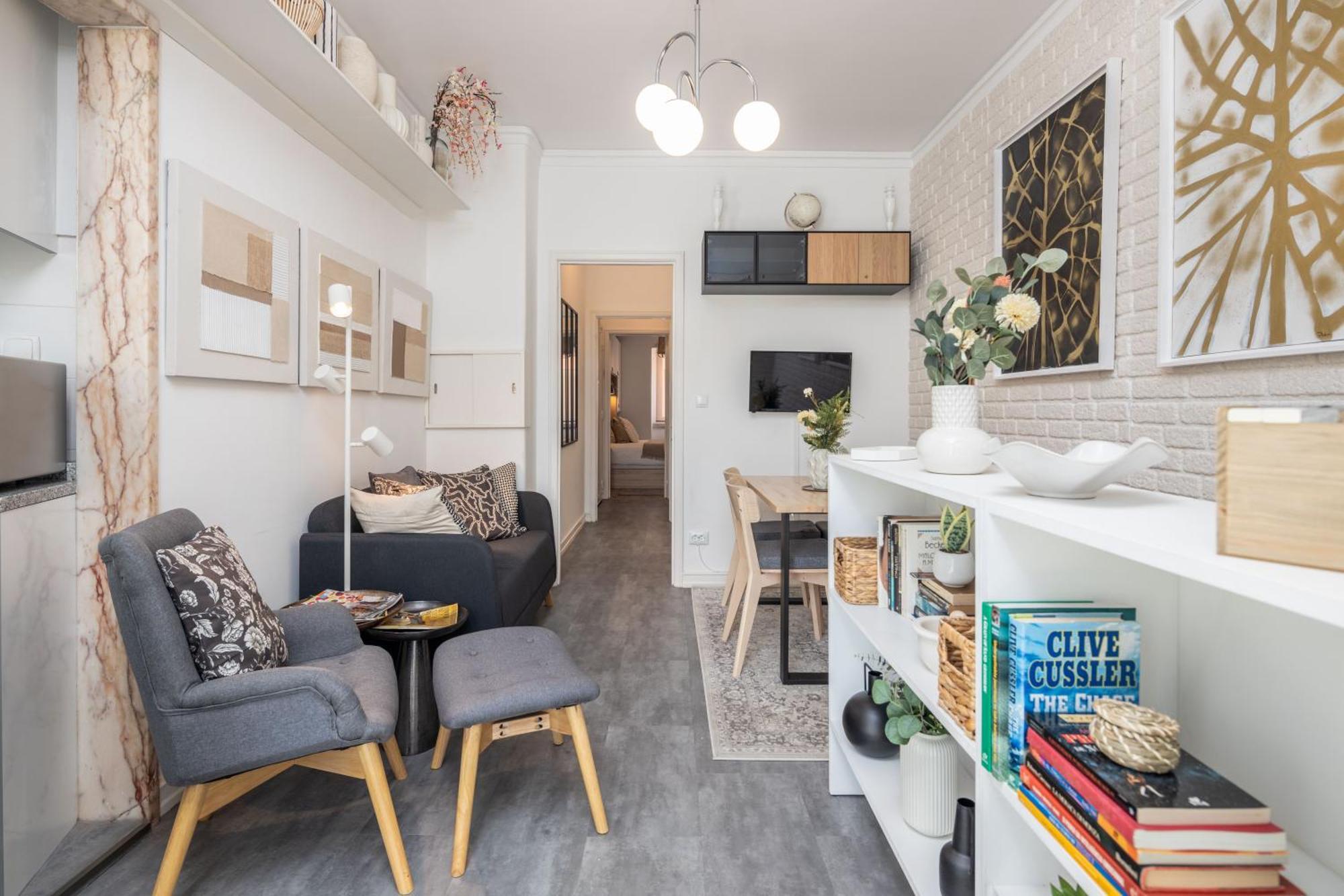 Fancy 2bdr Duplex With Patio By Lovelystay Apartment