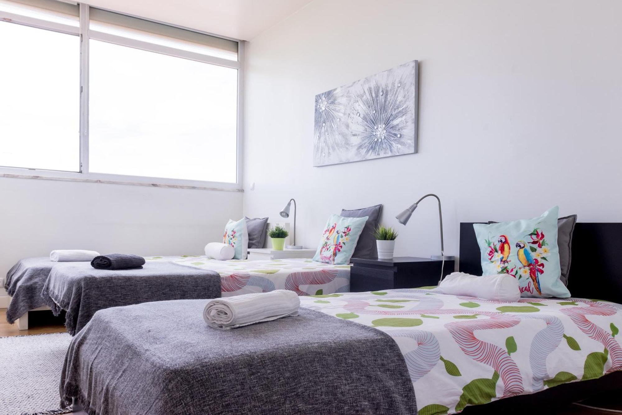 Hostel Rooms, View Of Lisbon